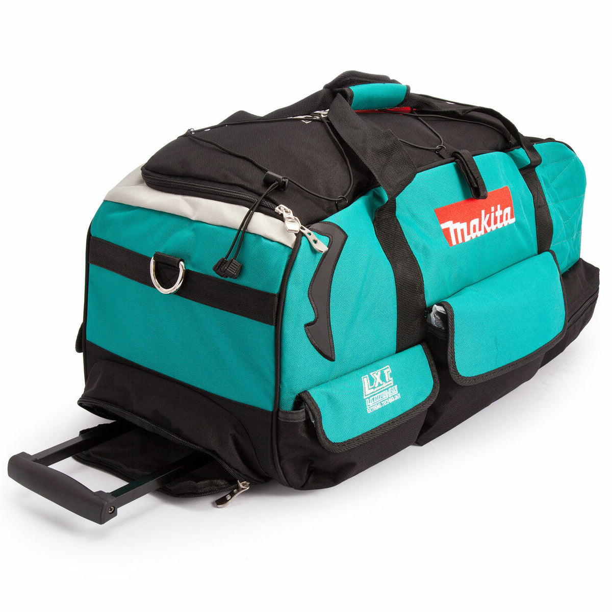 Makita 18V 5 Piece Brushless Power Tool Kit with 3 x 5.0Ah Battery Charger & Wheeled Tool Bag T4TKIT-4244