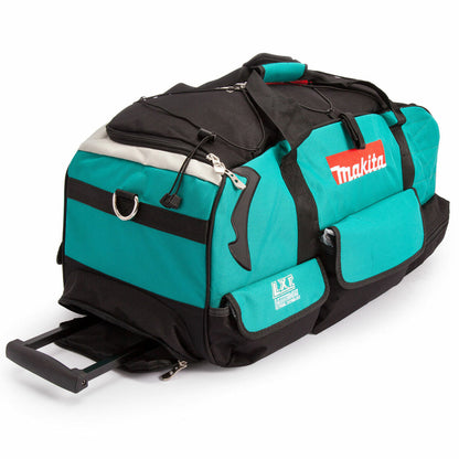 Makita 18V 5 Piece Brushless Power Tool Kit with 3 x 5.0Ah Battery Charger & Wheeled Tool Bag T4TKIT-4244